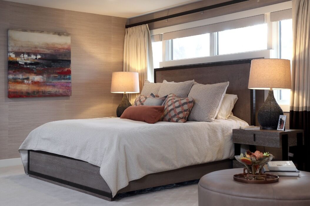 Rhonda Staley IIDA Iowa Wendram Bluff Master Suite bedroom