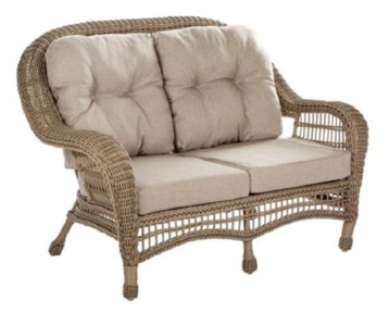 Rhonda Staley IIDA Rhonda Staley Designs Give Your Porch a Summer Refresh wicker loveseat