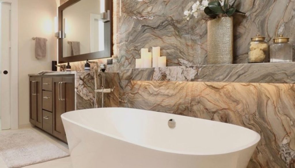 traditional master bathroom