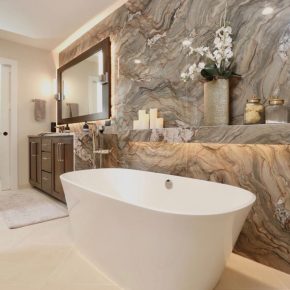 traditional master bathroom