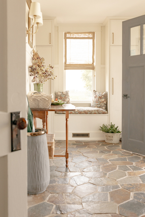 Rhonda Staley IIDA Iowa My 1923 Foursquare Farmhouse entryway